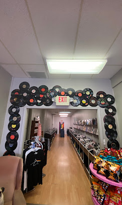 Vinyl record room archway
